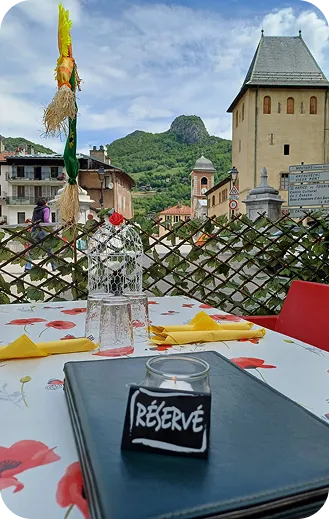 Terrasse du restaurant